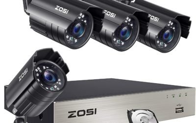 ZOSI 1080P Indoor/Outdoor Security Camera System with Video DVR Recorder